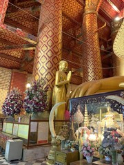 Offrandes d'un temple à Ayutthaya, Thaïlande	