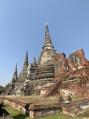 Wat Phra Si Sanphet à Ayutthaya, Thaïlande