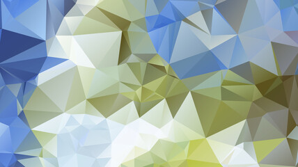 Fototapeta premium Light luxury Gold vector polygon abstract layout , Low Poly Background . vector blurry triangle texture. Brand new colorful illustration in with gradient. Brand new style for your business design.