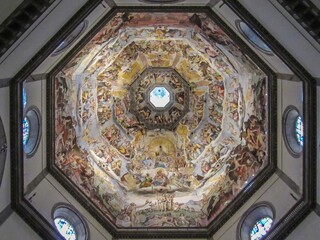 Fototapeta premium The Cupola of Duomo of Florence, Tuscany, Italy