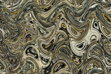 Abstract bright zigzag pattern with waves. Artistic image processing created by photo of sea stones. Calm multicolor pattern for any decor or design in gray tones. Background image