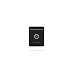 Incognito icon. Browse in private the tablet. Vector on isolated white background. EPS 10