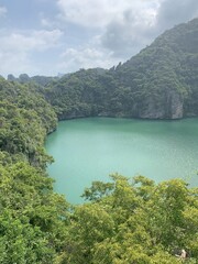 Lac du parc de Mu Ko Ang Thong, Thaïlande	