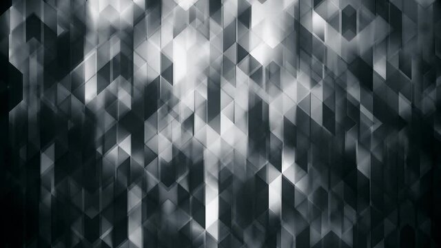 Dark Triangular Polygonal Abstract Background