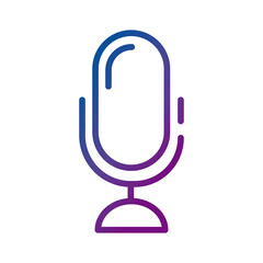 microphone audio gradient style icon