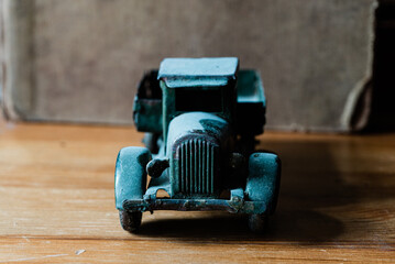 
model of a vintage truck from the second world war