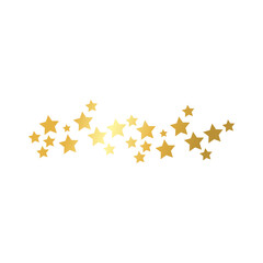 stars frame decoration golden gradient style icon