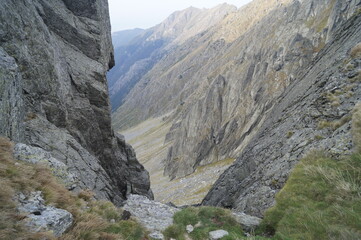 A view through a valley