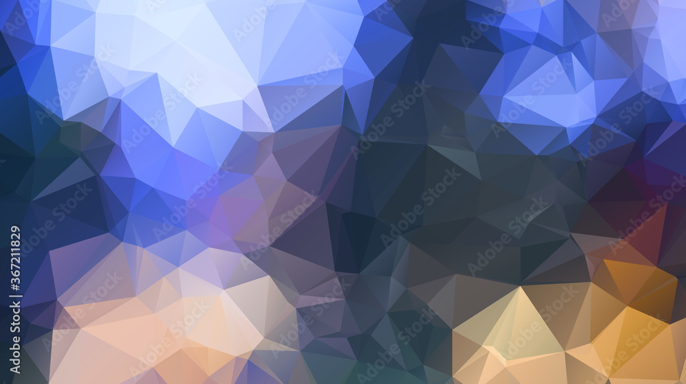Aufkleber light luxury gold vector polygon abstract layout , low poly background . vector blurry triangle text