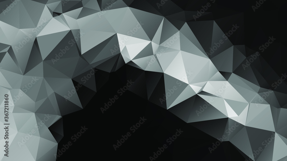 Poster light luxury gold vector polygon abstract layout , low poly background . vector blurry triangle text