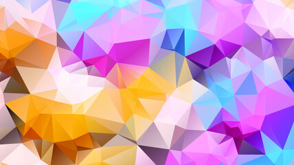 Fototapeta premium Light luxury Gold vector polygon abstract layout , Low Poly Background . vector blurry triangle texture. Brand new colorful illustration in with gradient. Brand new style for your business design.