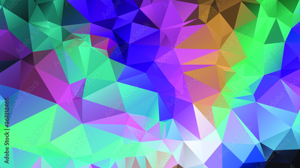 Poster light luxury gold vector polygon abstract layout , low poly background . vector blurry triangle text