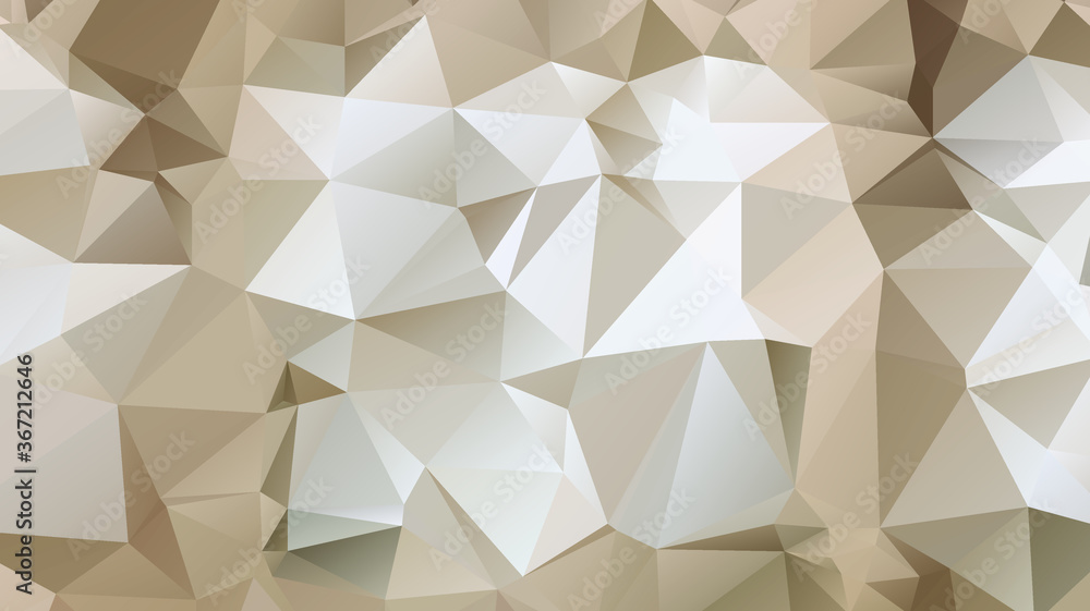 Poster light luxury gold vector polygon abstract layout , low poly background . vector blurry triangle text