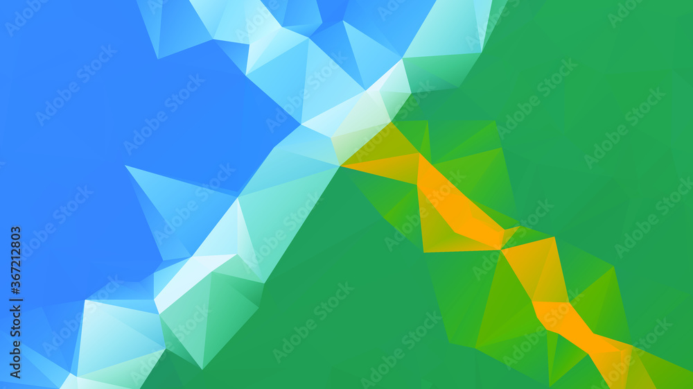 Aufkleber light luxury gold vector polygon abstract layout , low poly background . vector blurry triangle text