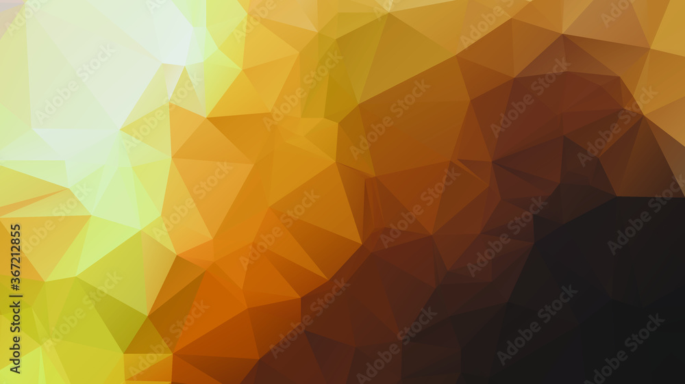 Aufkleber light luxury gold vector polygon abstract layout , low poly background . vector blurry triangle text