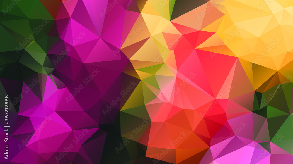 Aufkleber light luxury gold vector polygon abstract layout , low poly background . vector blurry triangle text