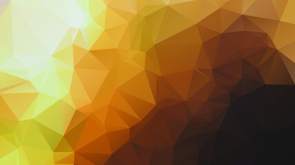 Light luxury Gold vector polygon abstract layout , Low Poly Background . vector blurry triangle texture. Brand new colorful illustration in with gradient. Brand new style for your business design.