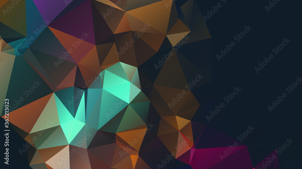 Aufkleber light luxury gold vector polygon abstract layout , low poly background . vector blurry triangle text