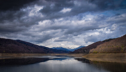 lake in mountains