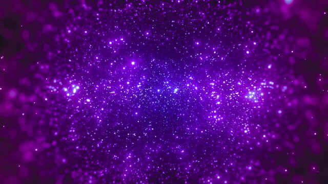 Glitter Purple Particles Abstract Background