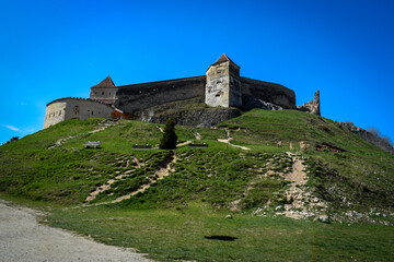 castle in the mountains