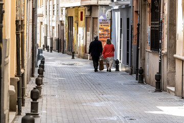 Granada Spain during confinement, March 2020 Covid -19