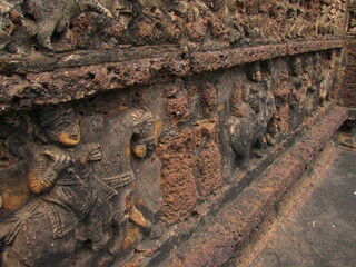 close up of an old rusty iron