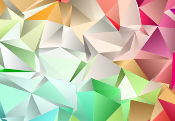 Abstract Low-Poly background. triangulated texture. Design 3d. Polygonal geometrical pattern. Triangular modern style