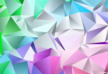 Fototapeta premium Abstract Low-Poly background. triangulated texture. Design 3d. Polygonal geometrical pattern. Triangular modern style