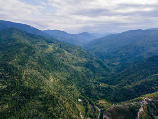 Naklejka premium Rhodope Mountains near town of Asenovgrad, Bulgaria