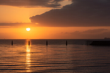 sunrise over the sea