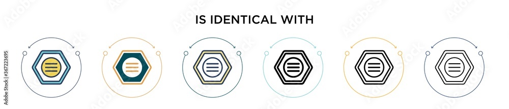 Poster is identical with icon in filled, thin line, outline and stroke style. vector illustration of two co