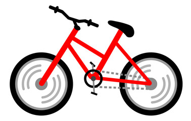 Obraz premium vector bike
