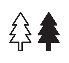 Naklejka na ściany i meble Spruce icon vector logo design template