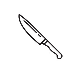 Knife icon vector logo design template