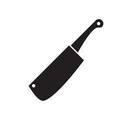 Knife icon vector logo design template