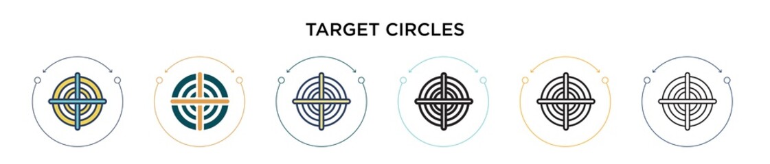 Target Circles のストック写真 ロイヤリティフリーの画像 ベクター イラスト Adobe Stock