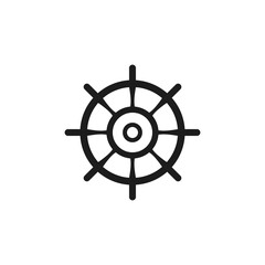 Obraz premium Steering ship illustration