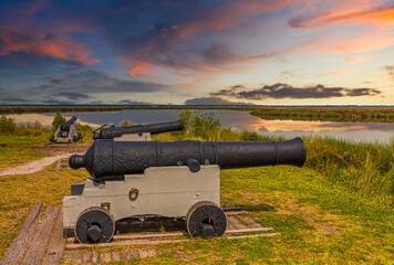 Remnants of Fort Frederica which the British used to defend against the Spanish in Pre-Colonial...