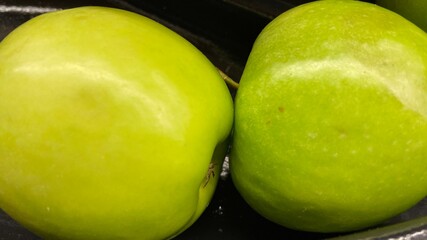 fresh green apples