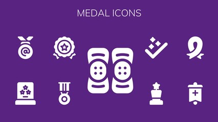 medal icon set