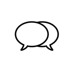 Fototapeta premium illustration of a speech bubble