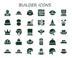 builder icon set