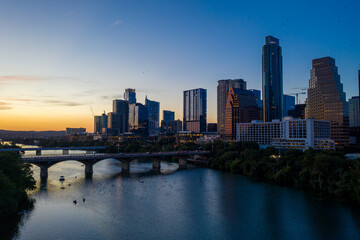 Austin Texas Downtown Aerial