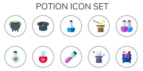 potion icon set