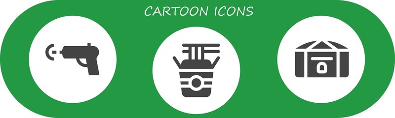 cartoon icon set