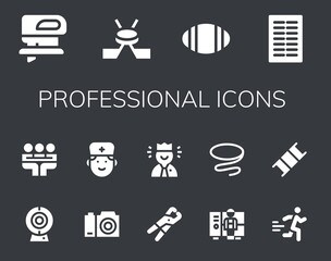 Modern Simple Set of professional Vector filled Icons