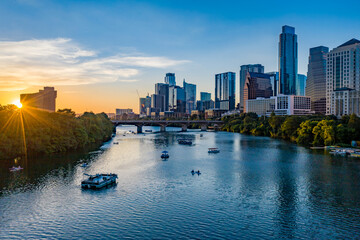 Austin Texas Downtown Aerial