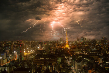 雷の東京