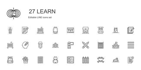 learn icons set